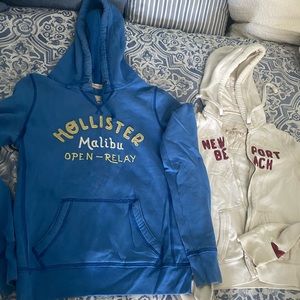 Two hollister sweaters